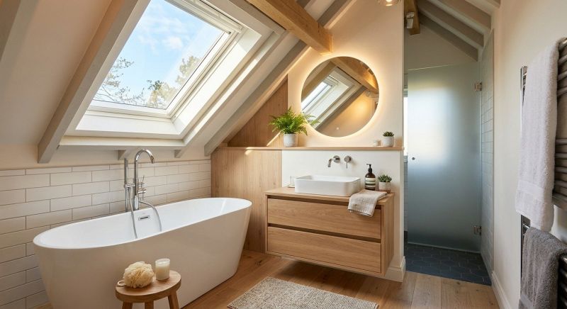 Attic Bathroom Remodeling in Milford, MI