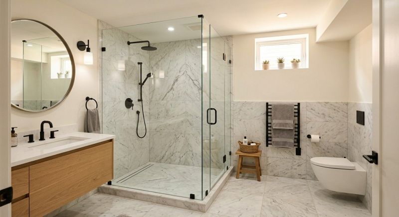 Basement Bathroom Remodeling in Milford, MI