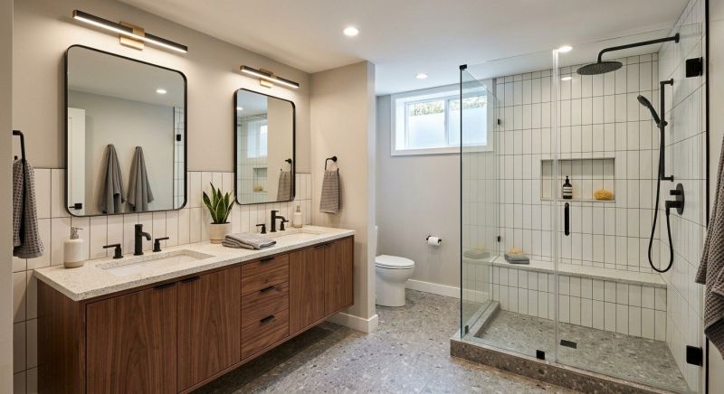Basement Bathroom Remodeling in Milford, MI