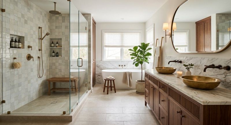 Luxury Bathroom Installation in Milford, MI