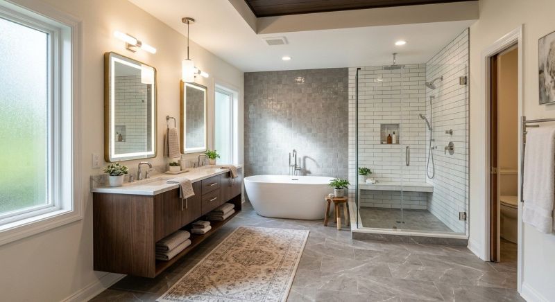Master Bathroom Remodeling in Milford, MI